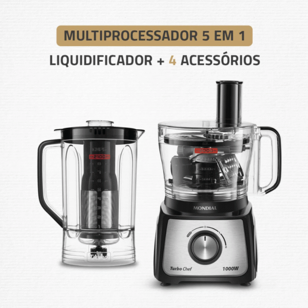 Multiprocessador Mondial Mpn-01-B Preto 220V - Imagem 2