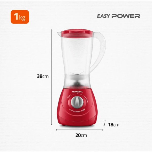 Liquidificador Mondial L-550-R 220V Vermelho - Imagem 6