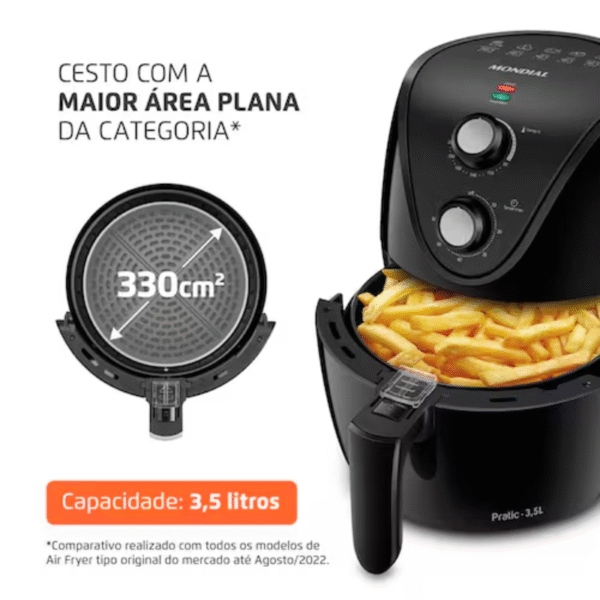 Fritadeira Mondial New Pratic 3,5L Af-31 - Imagem 2