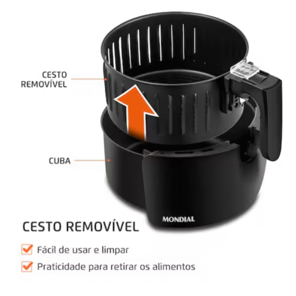 Fritadeira Mondial New Pratic 3,5L Af-31 - Imagem 4