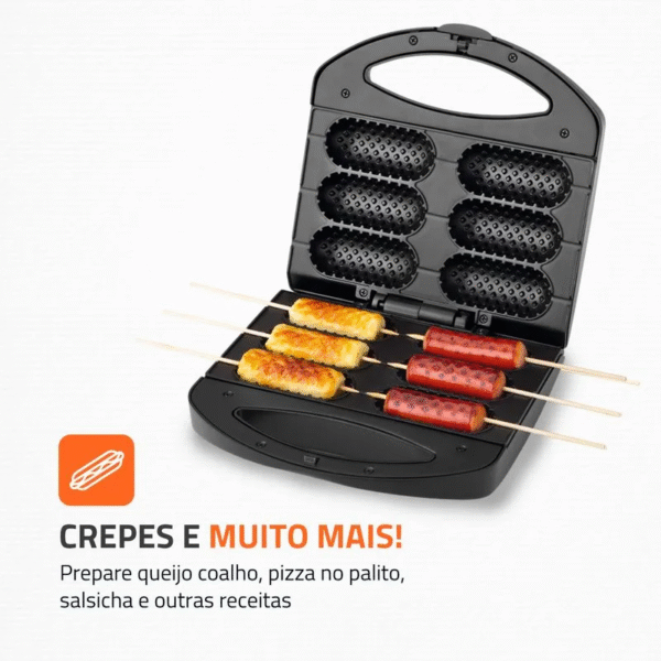 Crepeira Mondial Pratic Crepe & Hot Dog Cp-01 - Imagem 2
