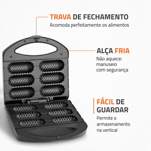 Crepeira Mondial Pratic Crepe & Hot Dog Cp-01 - Imagem 5