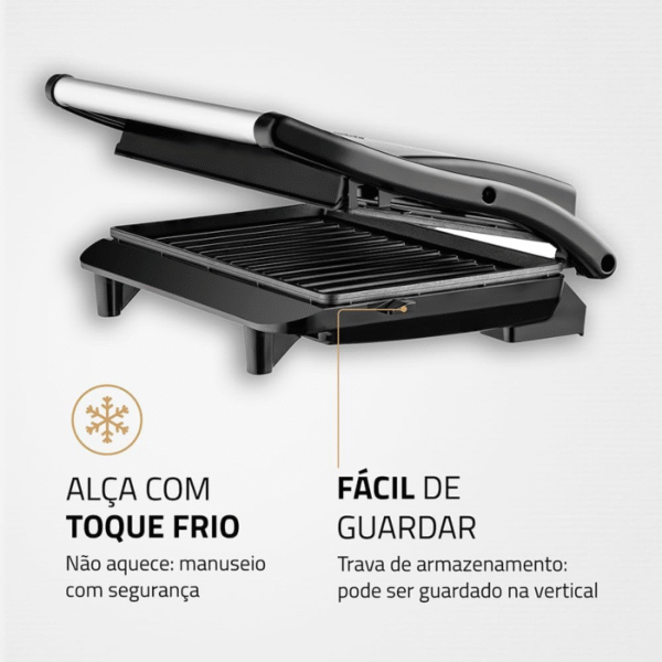 Sanduicheira Press Grill Master Press Pg-01 - Imagem 6