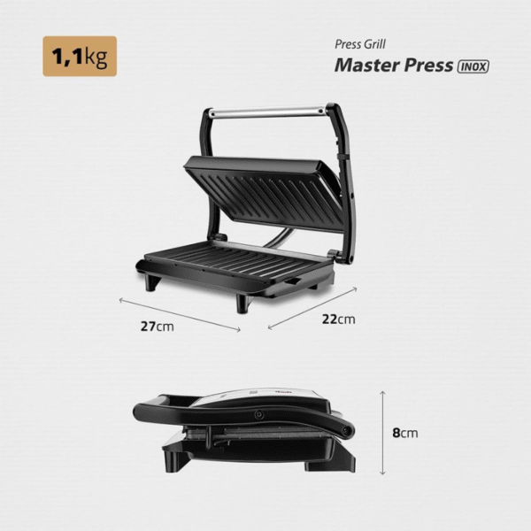 Sanduicheira Press Grill Master Press Pg-01 - Imagem 7