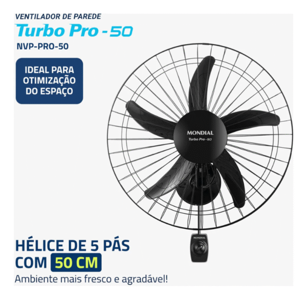 Ventilador Mondial 50Cm Pro Nvp-Pro-50 220V - Imagem 2