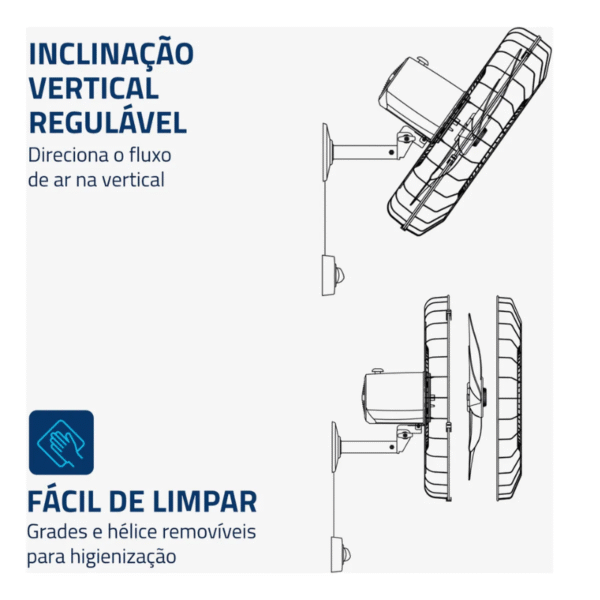 Ventilador Mondial 50Cm Pro Nvp-Pro-50 220V - Imagem 3