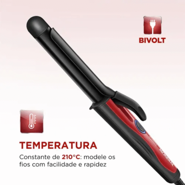Modelador De Cachos Mondial Em-12 Bivolt - Imagem 4