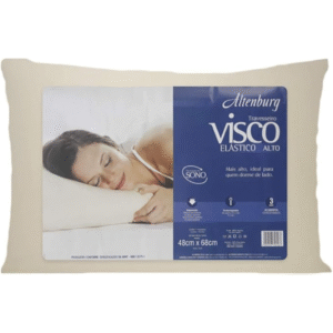 Travesseiro Altenburg Visco Tradicional Alto 48X68 - Marfim