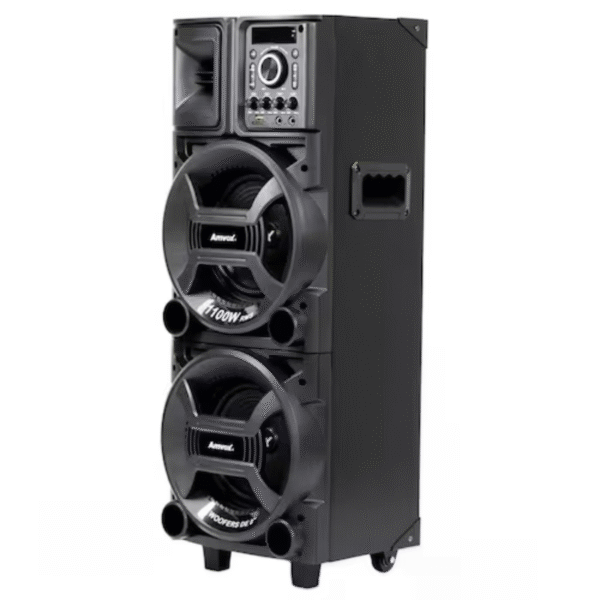 Caixa Amplificada Amvox Aca 1101 Black Duplo 8 - Imagem 2