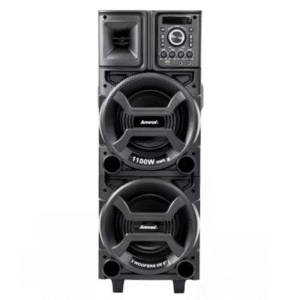 Caixa Amplificada Amvox Aca 1101 Black Duplo 8
