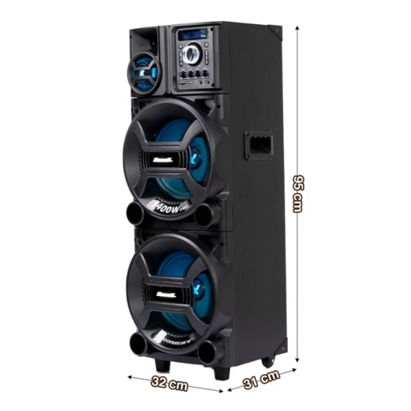 Caixa Amplificada Amvox Aca 1402 Titan Black - Imagem 4