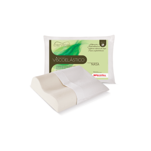 Travesseiro Reconflex Visco Cervical Nasa Firme - 50X70Cm