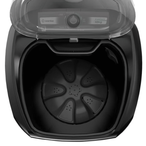 Lavadora De Roupas Wanke Comfort 10Kg Preta - Lwbe100T - Imagem 4