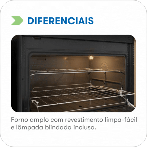 Fogao Itatiaia New Dream 4 Bocas Preto - Imagem 7