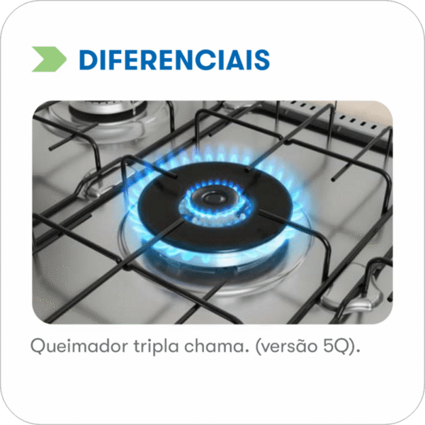 Fogao Itatiaia New Dream 4 Bocas Preto - Imagem 8