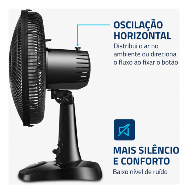 Ventilador Mondial 30Cm Super Power Vsp-30-B 220V Preto - Imagem 4