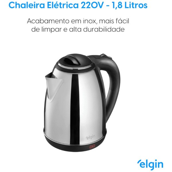 Chaleira Elgin Inox 2L 220V - 42Cha1002000 - Imagem 2