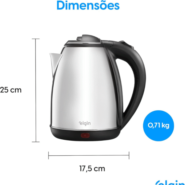 Chaleira Elgin Inox 2L 220V - 42Cha1002000 - Imagem 4