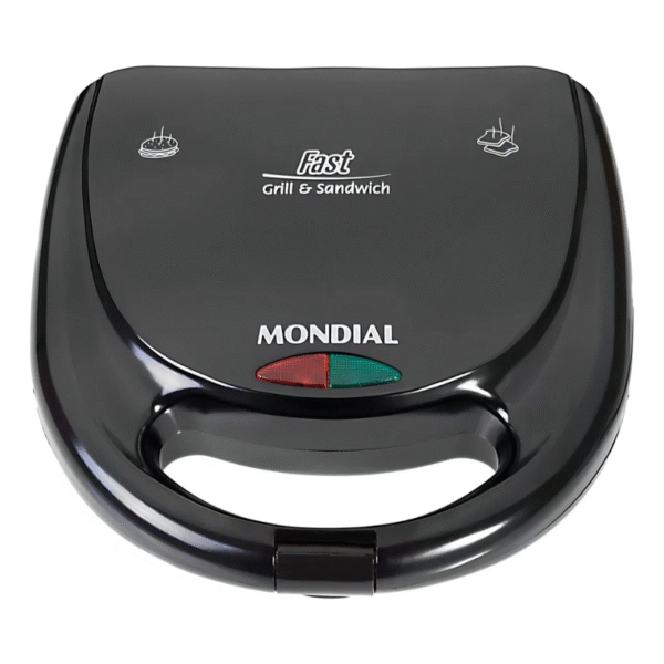 Sanduicheira Mondial Fast S-12 - Preto - Imagem 2