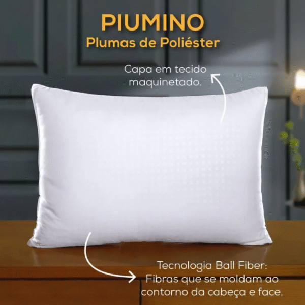 Travesseiro Hedrons Piumino 50X70 - Imagem 2