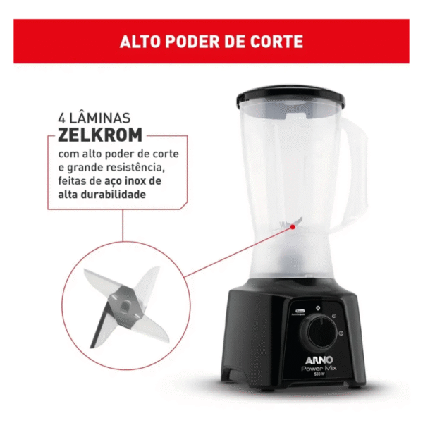 Liquidificador Arno Lq10 - Preto - Imagem 5