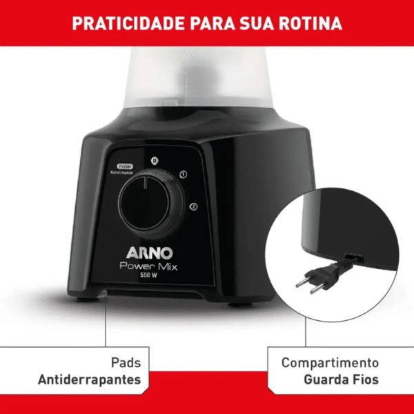 Liquidificador Arno Lq10 - Preto - Imagem 6