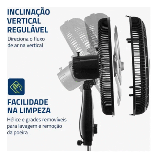 Ventilador Mondial 40Cm Coluna - Vtx-40C-8P - Imagem 4