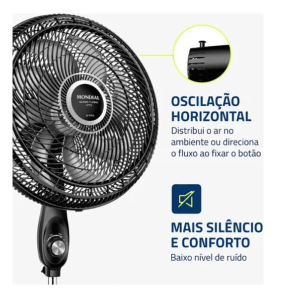 Ventilador Mondial 40Cm Coluna - Vtx-40C-8P - Imagem 5