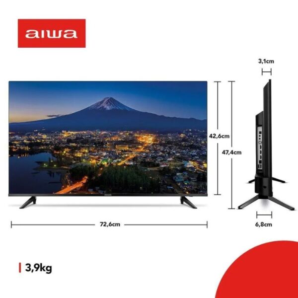 Tv Aiwa 32 Polegadas Android - Borda Infinita Aws-Tv-32-Bl-02-A Bivolt - Imagem 3