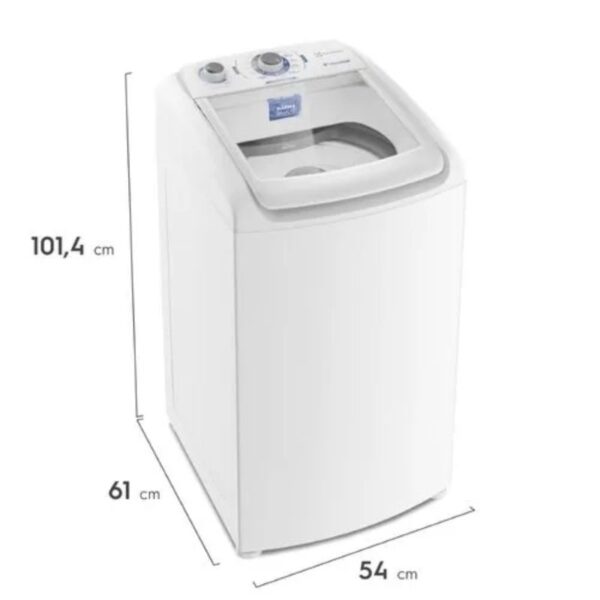 Máquina De Lavar Electrolux Roupa 9Kg Led09 Branco - Imagem 4