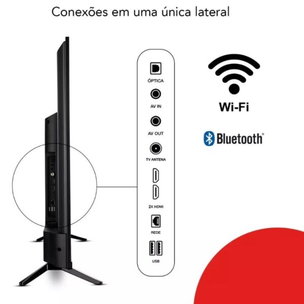 Tv Aiwa 43 Polegadas Android - Borda Infinita Aws-Tv-43-Bl-02-A Bivolt - Imagem 2