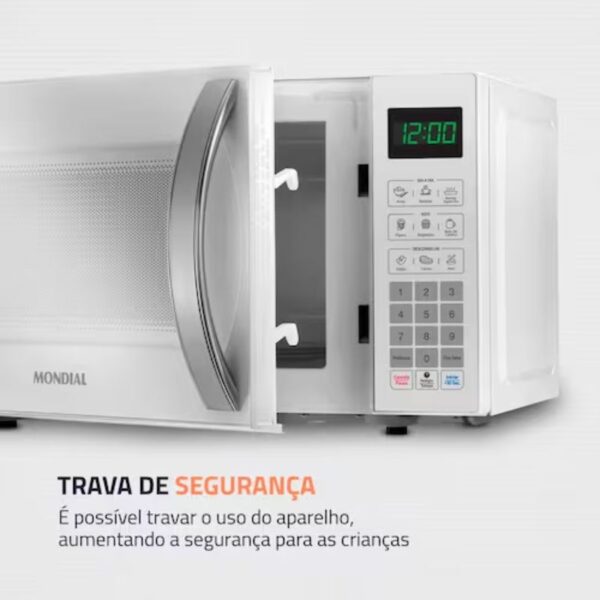 Micro-Ondas Mondial 21L Branco Mo-01-21-W - Imagem 3