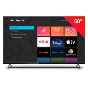Tv Aoc 50U6125/78G Led Roku Smart 4K Wifi - 50P