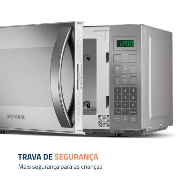 Micro-Ondas Mondial 21L Espelhado Mo-01-21-E - Imagem 3