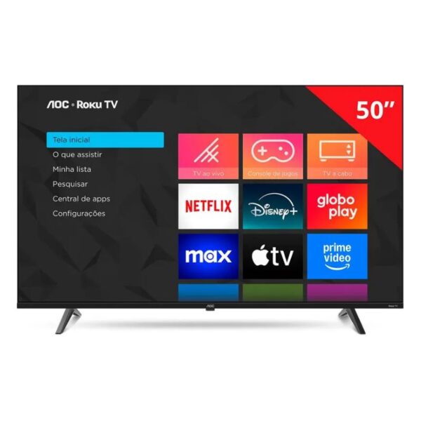 Tv Aoc 50U7045/78 Roku Led 4K - 50P - Imagem 7