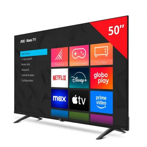 Tv Aoc 50U7045/78 Roku Led 4K - 50P - Imagem 6