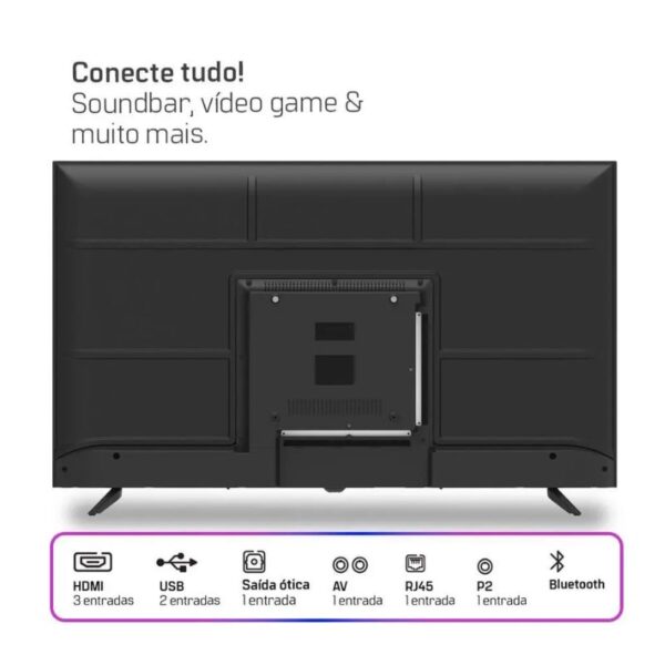 Tv Smart Hq Full Hd Hqs43Nkhm - 43P - Imagem 2