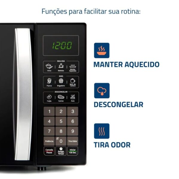 Micro-Ondas Mondial 34L Mo-02-34-B - Imagem 4