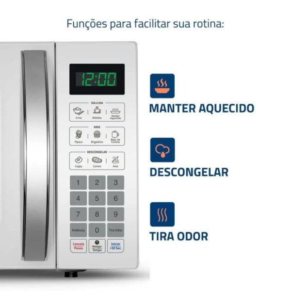 Micro-Ondas Mondial 34L Mo-02-34-W - Imagem 4