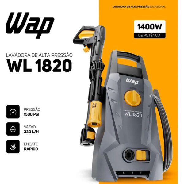 Lavadora De Alta Pressão Wap 1400W 1500Psi Wl1820 - Fw009452 - Imagem 7
