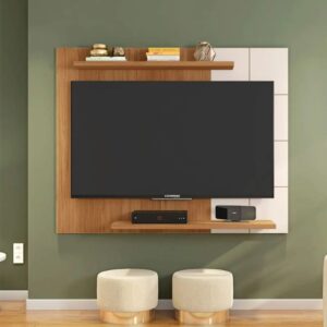 Painel Caemmun Cross - Freijo/Off White
