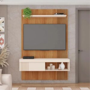 Painel Caemmun Jade 1,20M Freijó/Off White