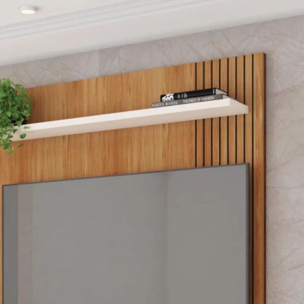 Painel Caemmun Jade 1,20M Freijó/Off White - Imagem 6