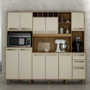 Armario Valdemoveis Petra 2,20M - Cinamomo/Off White