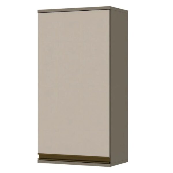 Cozinha Henn Connect C81 Aéreo 1 Porta 40X83Cm Duna/Cristal