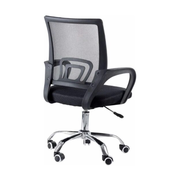 Cadeira De Escritorio Fortt 1050 Base Cromada Preta - Imagem 2