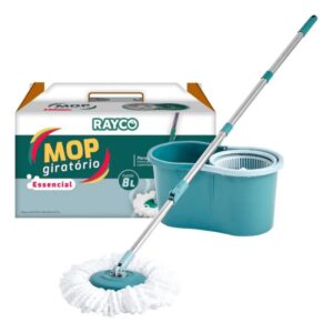Mop Giratório Rayco Essencial Cesto Plastico 8L