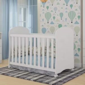 Berço Peroba Smim Americano - Branco Brilho