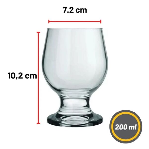 Jogo Taça Paulista Nadir Para Agua 6Pc 7002 - Imagem 3