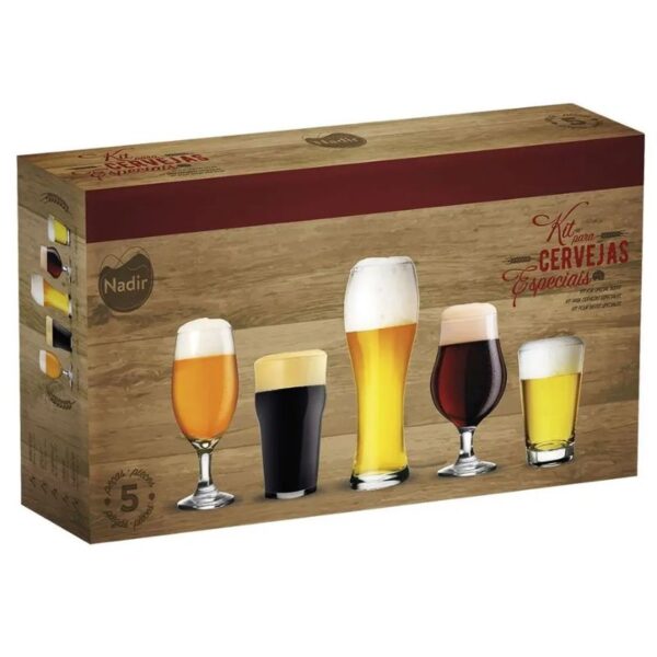 Jogo De Copos Nadir Cervejas Especiais 5Pc - 08510201080137